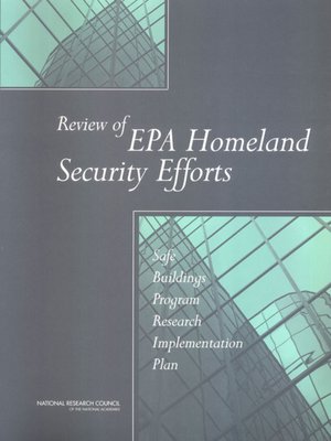 cover image of Review of EPA Homeland Security Efforts